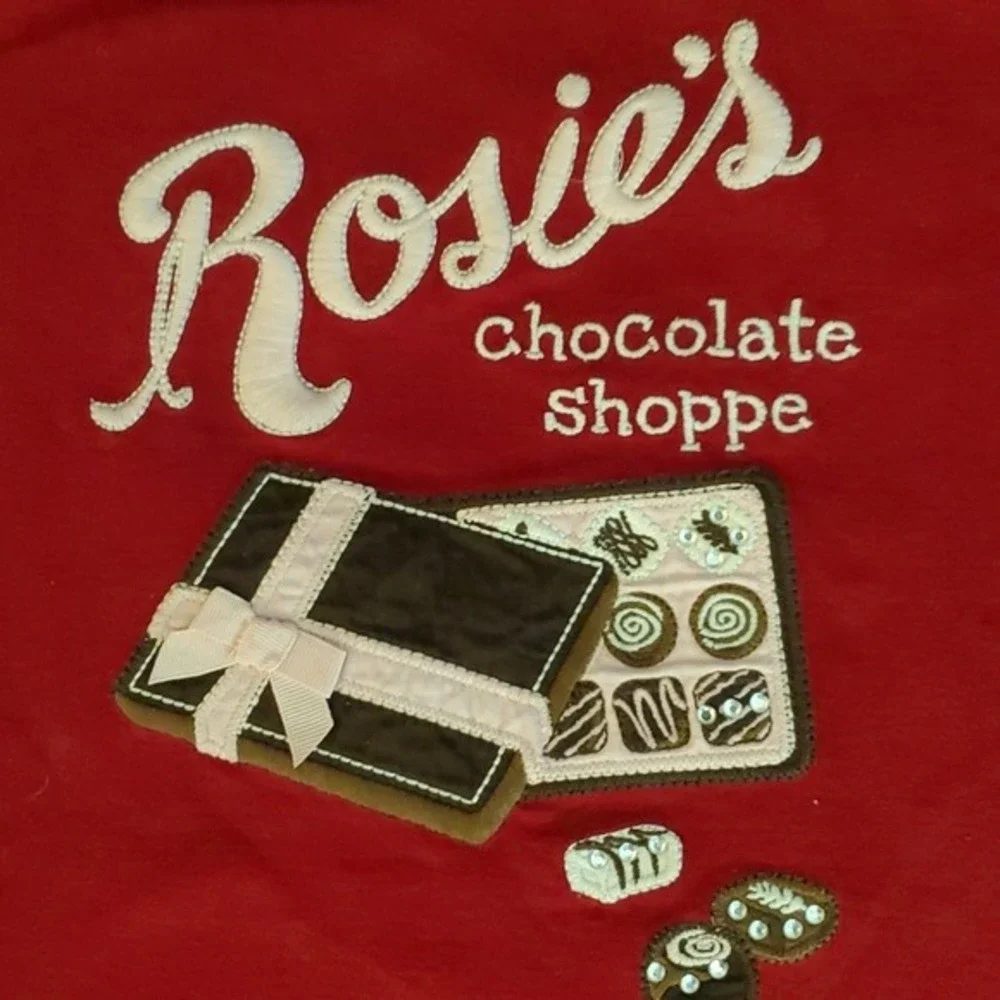 Gymboree Girls Rosie's Chocolate Shoppe Embroidered Candy Outfit Size‎ 9